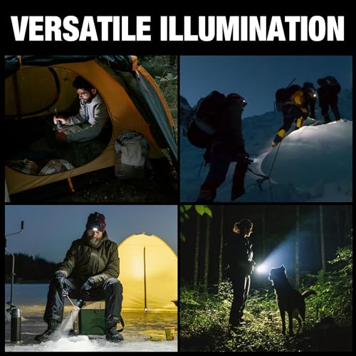 Arrow Rechargeable LED Flashlight 1000 Lumens Long Range Zoomable Spotlight