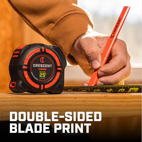 Crescent Lufkin 10 Meter / 35 Ft. Ft. WORKHORSE NITE EYE Tape Measure | L1135NECME