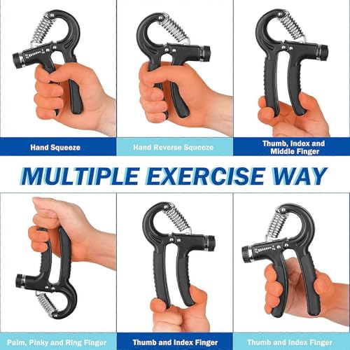 Adjustable Hand Grip Strength Trainer - 2 Pack, 11-132 lbs