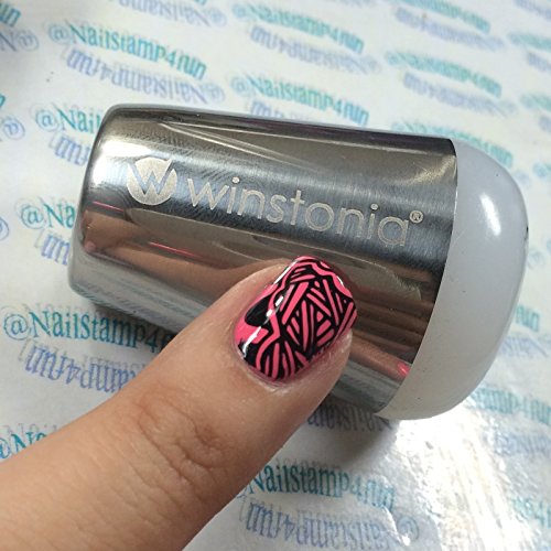 Jumbo Nail Art Stamper with Soft Marshmallow Pad - Milky White