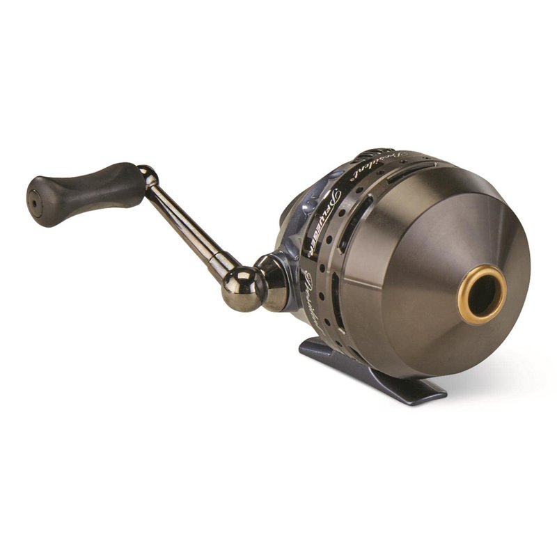 Pflueger President Spincast Reel, Size 10 Fishing Reel, Right/Left Handle Position, Aluminum Spool, Dial Drag System , multicolor
