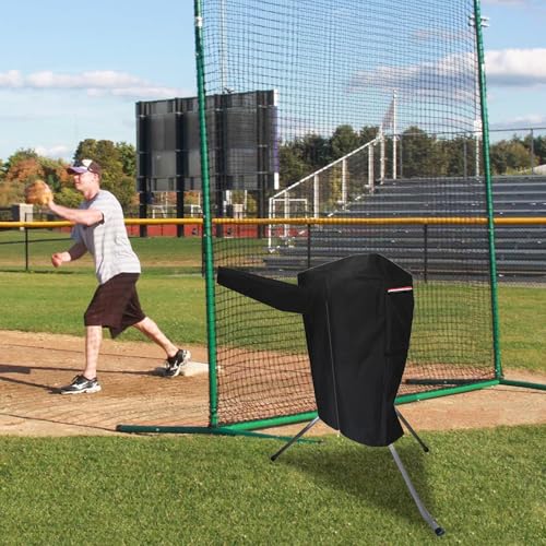 Lengthening Baseball & Softball Pitching Machine Cover - Heavy-Duty Waterproof 600D Oxford