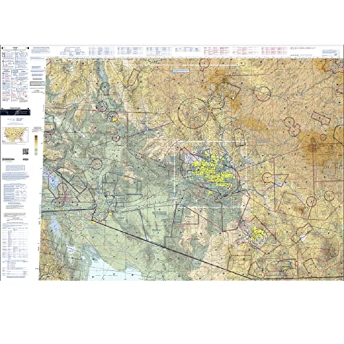 Expired FAA Phoenix Sectional Chart Wrapping Paper for Decoration