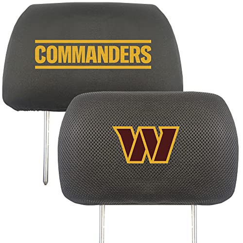 Embroidered Headrest Covers - Washington Commanders - 2 Pack
