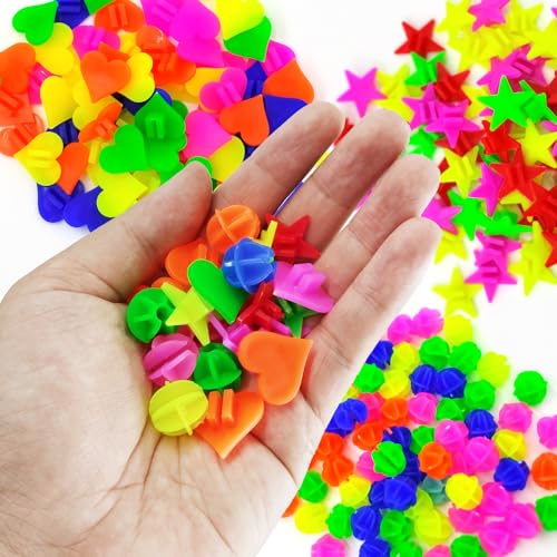 315 Pcs Colorful Bike Wheel Spoke Beads Set - Assorted Shapes
