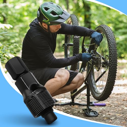 2-Piece Bike Crank Puller Tool - Universal Square Taper & Splined Crank Remover