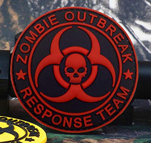 Zombie Outbreak Response Team Tactical Patch - Black & Red