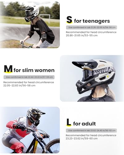 Full Face Mountain Bike Helmet - MIPS Safety System, Slate Grey, Large