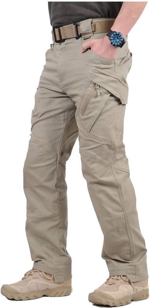 CARWORNIC Gear Men's Tactical Hiking Pants - Lightweight Cotton Outdoor Combat Cargo Trousers