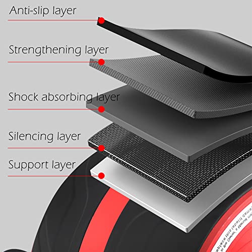 Ab Wheel Roller with Automatic Rebound - Black