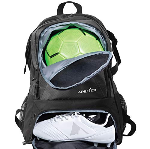 Soccer Backpack with Cleat and Ball Holder - Athletico