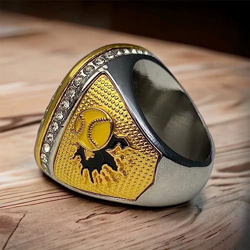 Championship Trophy Ring - Adult Size 10 - Silver Tone - Finalist