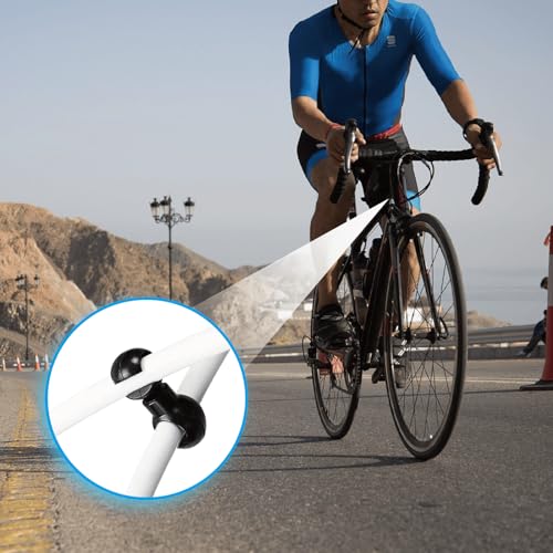 20pcs Bike Brake Cable Clips - S Style Rotating Hooks for MTB
