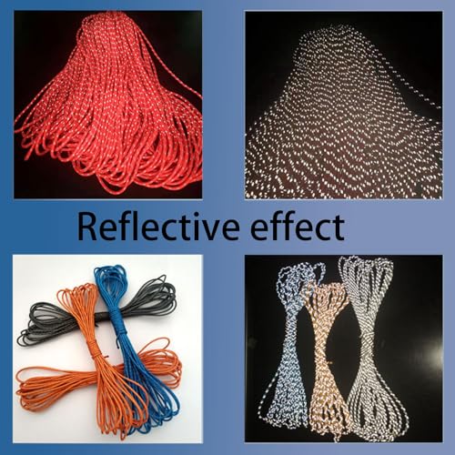Dyneema Reflective Guy Rope - 20m, 200kg Strength for Sailing & Camping