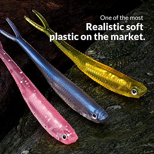 Soft Swimbait Fishing Lures - 2.95'' - 6 Pcs