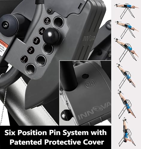 Heavy-Duty Inversion Table with Adjustable Headrest & Ankle Holders