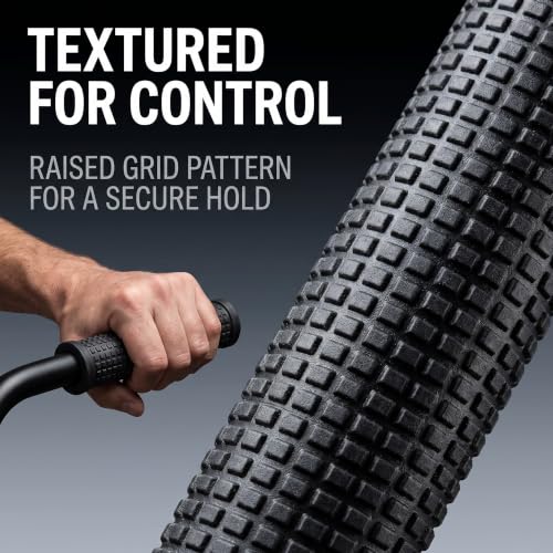 Bicycle Handlebar Grips Set - Long & Short Anti-Slip TPR Rubber