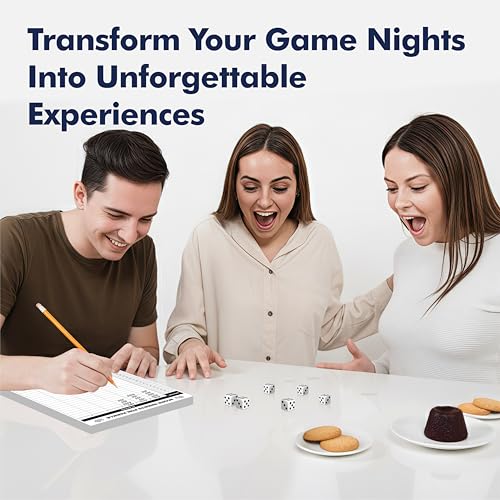 Farkle Score Pad - 90 Sheets for Easy Score Tracking