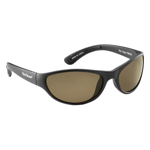 Flying Fisherman 7865BA Sunglass, Matte Black Frames/Amber Lenses