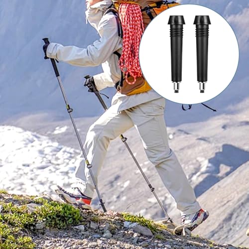5 Pack Hiking Pole Tips - Durable Carbide Replacement Tips for Trekking Poles