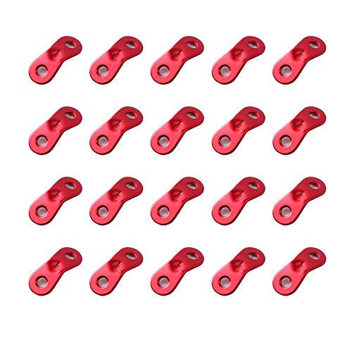 20 Pack Aluminum Tent Rope Tensioners - Durable Camping Accessories