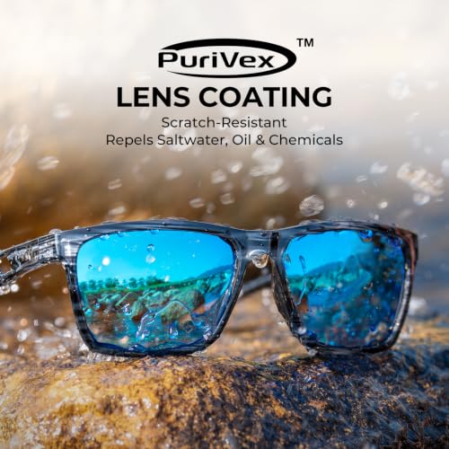Polarized Sport Sunglasses with UV Protection - Lightweight, Durable for Driving, Fishing, Cycling