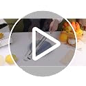 Stainless Steel Lemon Zester & Cheese Grater - Red