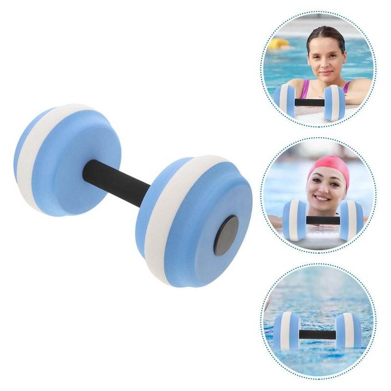 Sosoport Water Dumbbells for Pool Exercise Lightweight Eva Floating Resistance Weights for Swimming and Aqua Fitness 10.2X5.5X5.5 Inches