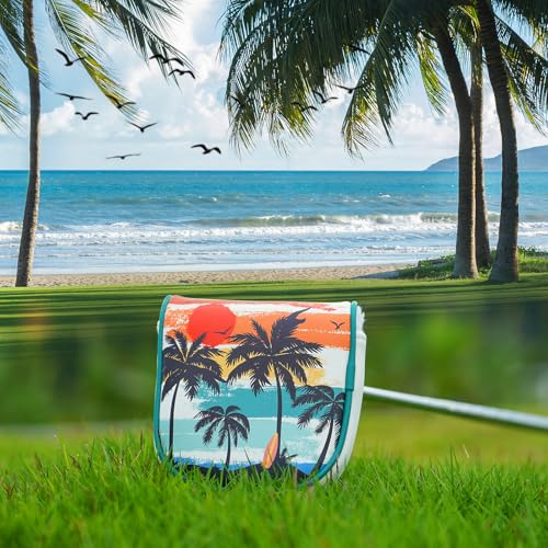 LZFAN DF3 Golf Putter Cover Half Mallet Magnetic Head Protector for Scotty Cameron & Taylormade