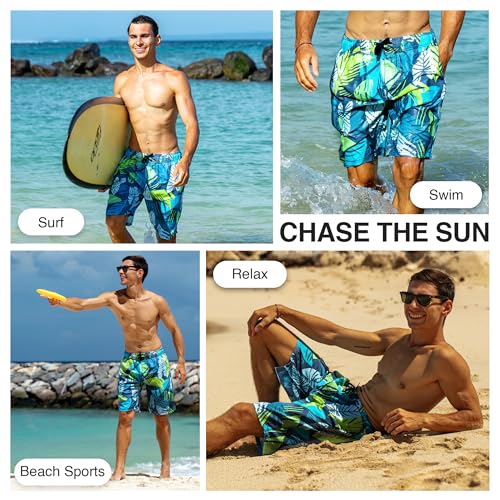 Kanu Surf Men's Legacy Swim Trunks XX-Large Montego Navy - Quick-Dry, UPF 50+