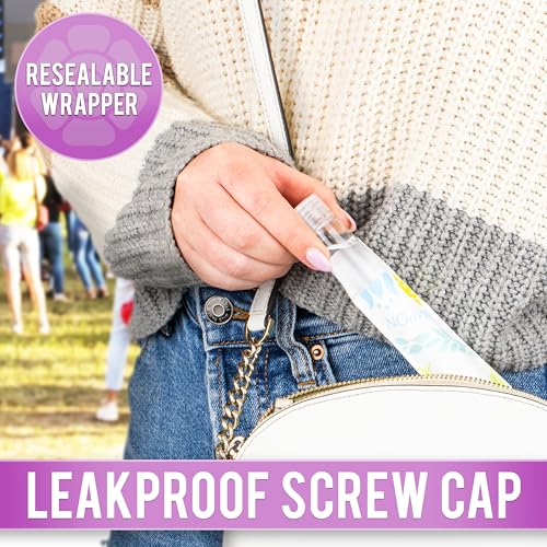 Hidden Alcohol Flasks - 6 Pack Tampon Style Travel Containers