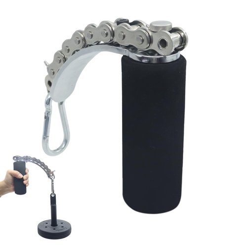 Arm Wrestling Training Equipment Arm Wrestling Handle Arm Strengthener Antebrazo Ejercitador Transmission Chain Twisting Wrist Stickfor Wrist, Forearm, Grip Strength Workouts