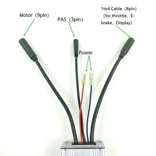 Brushless Controller Controller, Adapter Electric Scooter Controller, No Vibration for Electric Scooter Electric Motorcycle with Hall