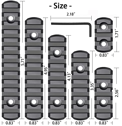 Single Picatinny Rail - Lightweight Polymer Accessory Rail