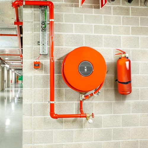 2 Pack Fire Extinguisher Brackets, 5 LB Fire Extinguisher Wall Mount Bracket, Metal Heavy Duty Fire Extinguishers Holder for Home, Car, RV, Truck, Mini Fire Extinguishers (Non-Universal)