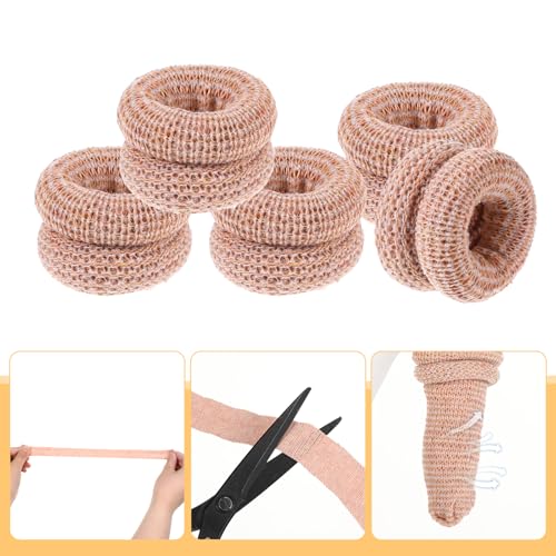 Breathable Finger Cots - 15 Pack Elastic Fabric Finger Sleeves for Protection