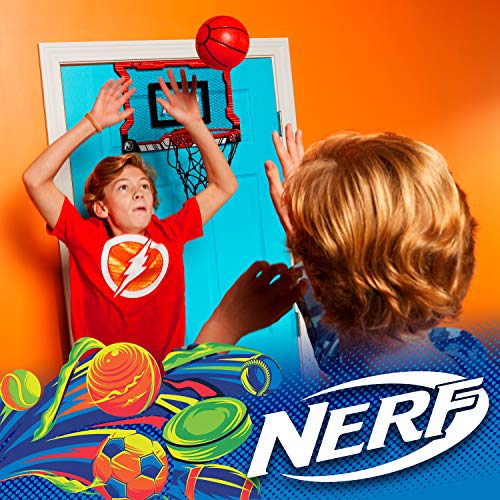 Mini Basketball Hoop Set - Pro Hoop 18" x 12" with Mini Basketball - Red