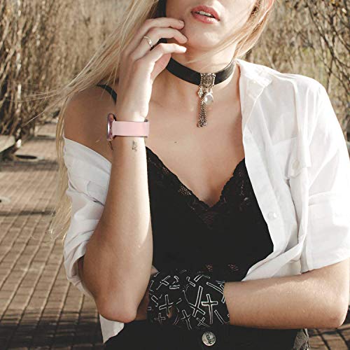 Floral Replacement Band for Fossil Gen 5E Smart Watch - Pink