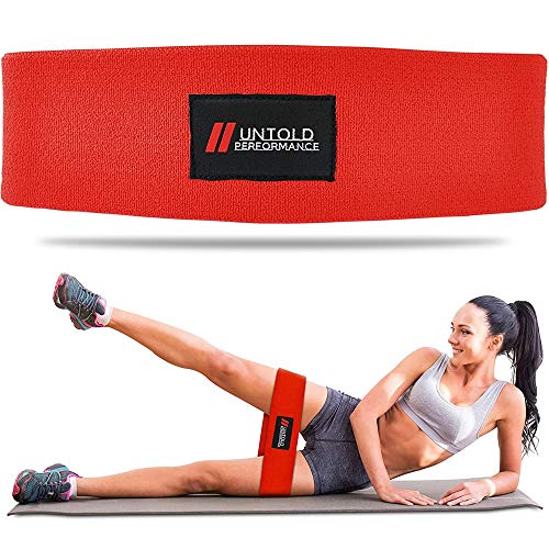 Heavy Resistance Bands - Durable Hip Bands for Strength & Flexibility - Red