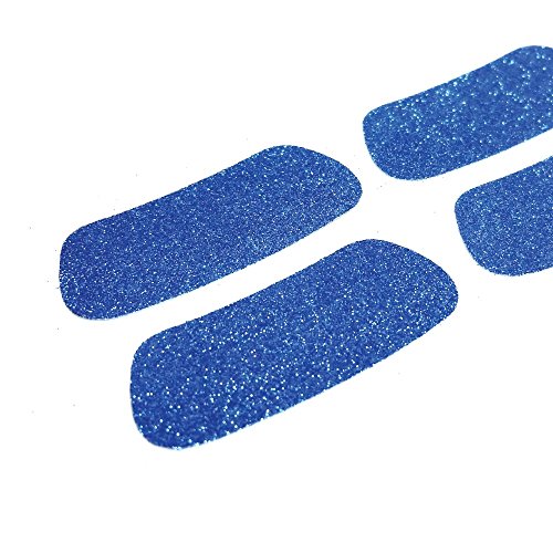 EyeBlack Colorful Glitter Strips for Sports Fans - 2 Pairs, Blue