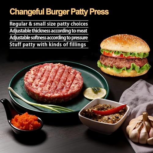 3-in-1 Non-Stick Burger Press for Stuffed Patties & Sliders