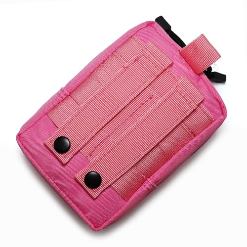 Tactical Molle Utility Pouch - Compact Water-Resistant EDC Pouch - Pink