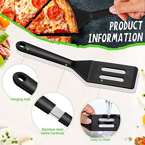 Mini Silicone Spatula Set - 2-Piece Nonstick Turner for Kitchen