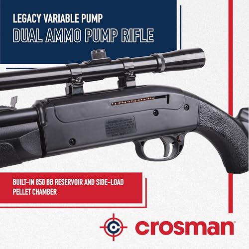 Dual Ammo Air Rifle .177 Caliber - 1000 FPS - 4x15 Scope