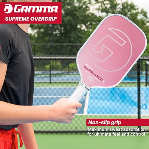 Pickleball Supreme Overgrip - Easy Apply Grip Tape - White