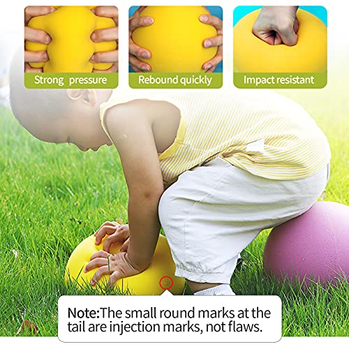 Buhoet 7-Inch Yellow Foam Ball for Kids, Soft, Bouncy, Lightweight & Safe