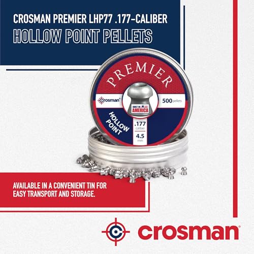 Hollow Point Pellets - .177 Caliber, 500 Count