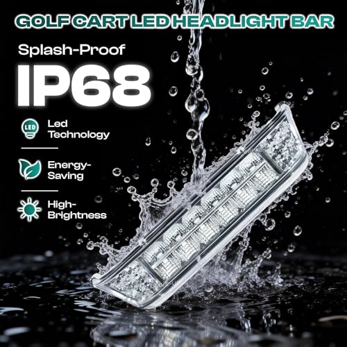 LED Headlight Bar for Club Car Precedent Golf Carts 2004-Up | 12V Replacement