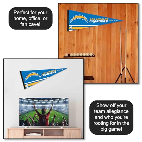 Los Angeles Chargers Pennant Banner Flag - 12x30 Inch Felt