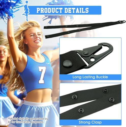 Pom Pom Holder Strap - Adjustable Length, 2 Pack